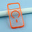 For iPhone 18 Pro / 17 Pro Magnetic Case PC + TPU Matte Translucent Phone Cover Compatible with MagSafe - Orange - 6