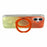For iPhone 17 Case Rotating Ring Kickstand Aurora Gradient TPU Shockproof Phone Cover - Sunset Orange - 4