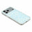 For iPhone 17 Pro Magnetic Case Lace Floral Pattern PC + TPU Phone Cover - Baby Blue - 5