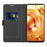 For vivo S60 5G Case Shockproof TPU Inner Shell Leather Phone Cover Card Slot - Black - 2