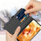 For vivo S60 5G Case Shockproof TPU Inner Shell Leather Phone Cover Card Slot - Black - 5