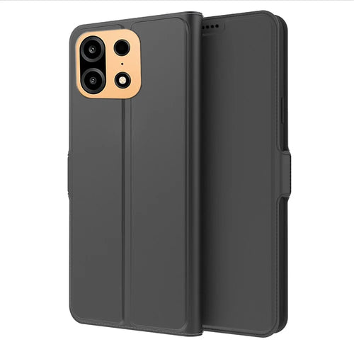 For OnePlus Turbo 6X Pro 5G Case Shockproof TPU Inner Shell Leather Phone Cover Card Slot - Black - 1