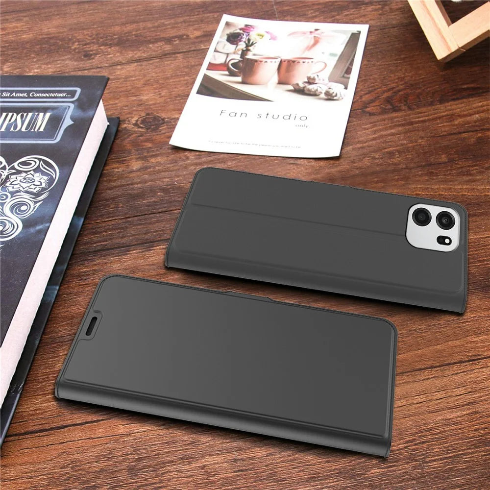 For OnePlus Nord CE6 5G Case Shockproof TPU Inner Shell Leather Phone Cover Card Slot - Black - 7