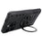 For iPhone 16 Pro Magnetic Case 360° Rotating Ring Kickstand TPU Phone Cover - Black - 1