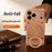 For iPhone 17 Pro Magnetic Case 360° Rotating Ring Kickstand TPU Phone Cover - Black - 3