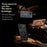 For iPhone 17 Pro Magnetic Case 360° Rotating Ring Kickstand TPU Phone Cover - Black - 7