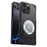 For iPhone 16 Pro Case Graphene Cooling TPU + PC Armor Shockproof Phone Cover - Black - 1