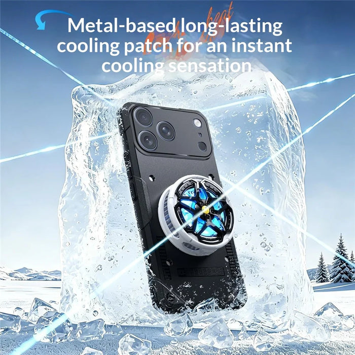 For iPhone 17 Pro Case Graphene Cooling TPU + PC Armor Shockproof Phone Cover - Black - 5