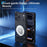 For iPhone 17 Pro Case Graphene Cooling TPU + PC Armor Shockproof Phone Cover - Black - 6