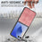 For Samsung Galaxy Z Flip8 Case Shockproof Slim Retro Leather Phone Back Cover - Pink - 5