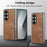 For Samsung Galaxy Z Fold7 5G Case Shockproof Slim Retro Leather Phone Back Cover - Brown - 6