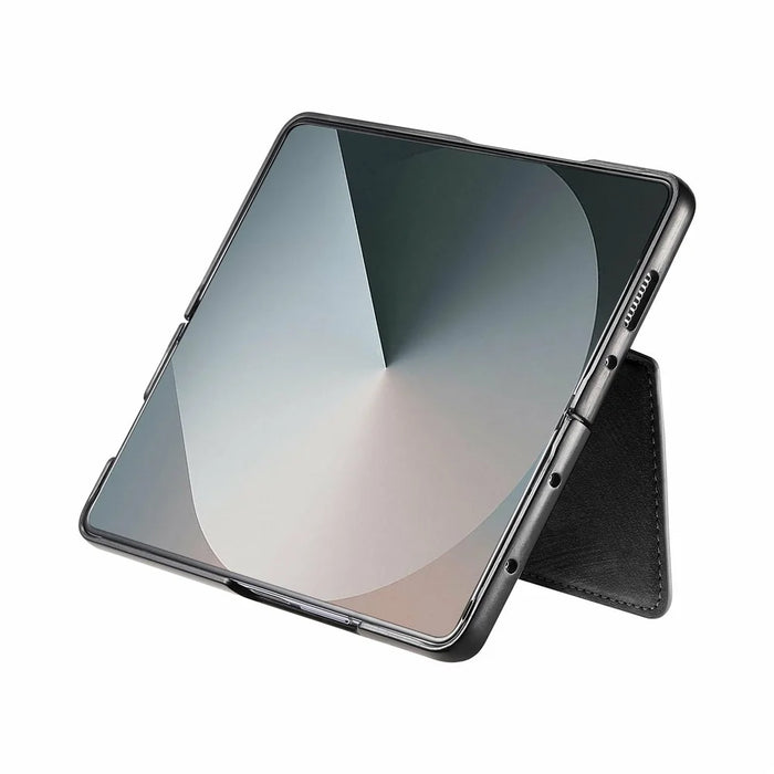 For Samsung Galaxy Z Fold8 Ultra Magnetic Case Detachable Wallet Leather RFID Blocking Foldable Phone Cover - Black - 4