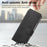 For Samsung Galaxy Z Fold8 Ultra Magnetic Case Detachable Wallet Leather RFID Blocking Foldable Phone Cover - Black - 5