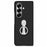 CASENEO for Samsung Galaxy Z Fold7 5G Case Ring Kickstand Skin-feel PC Phone Cover with Screen Protector - Black - 5