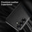 For Samsung Galaxy A27 5G Case Smart View Window Leather Phone Cover - Black - 4