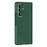 For Samsung Galaxy Z Fold8 Ultra Case with Tempered Glass Film Kickstand PC  + PU Leather Folding Phone Cover - Green - 2