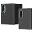For Samsung Galaxy Z Fold8 Case Carbon Fiber Texture Leather Hard PC Phone Cover - Black - 1