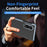 For Samsung Galaxy Z Fold8 Case Carbon Fiber Texture Leather Hard PC Phone Cover - Black - 5
