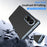 For Samsung Galaxy Z Fold8 Case Carbon Fiber Texture Leather Hard PC Phone Cover - Black - 7
