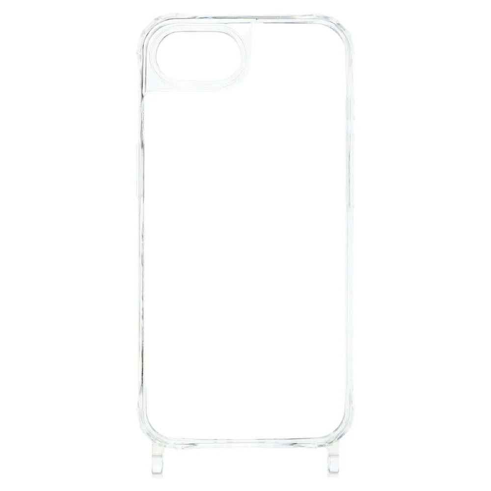 PC+TPU Case For iPhone SE (2022) / SE (2020) / iPhone 8 4.7 inch / iPhone 7 4.7 inch , 1.5mm Clear Phone Cover with Lanyard Holes - Transparent - 3
