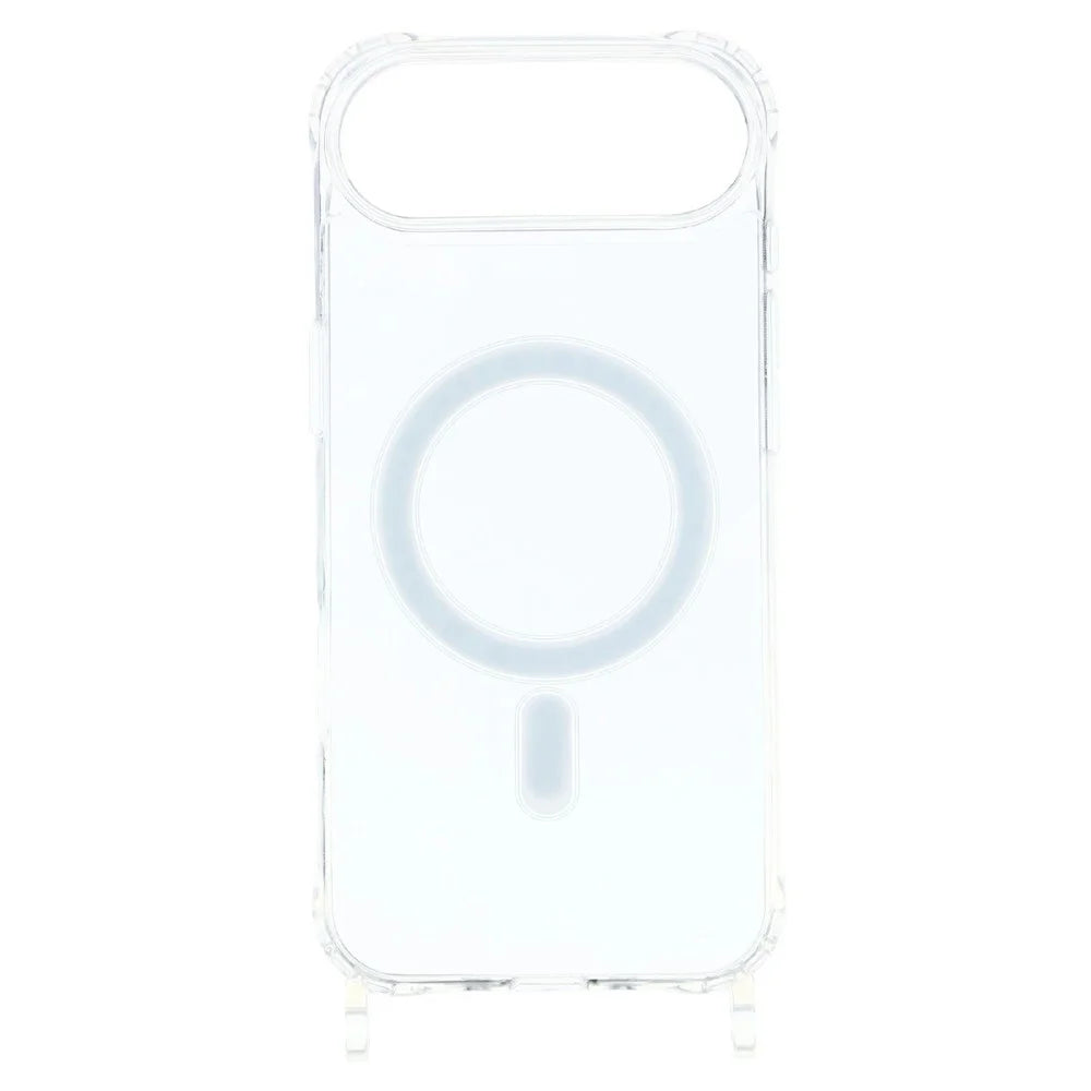 For iPhone Air Case Compatible with MagSafe TPU+PC 1.5mm Clear Phone Cover with Lanyard Holes - Transparent - 3