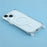 For iPhone 14 Case Compatible with MagSafe TPU+PC 1.5mm Clear Phone Cover with Lanyard Holes - Transparent - 4