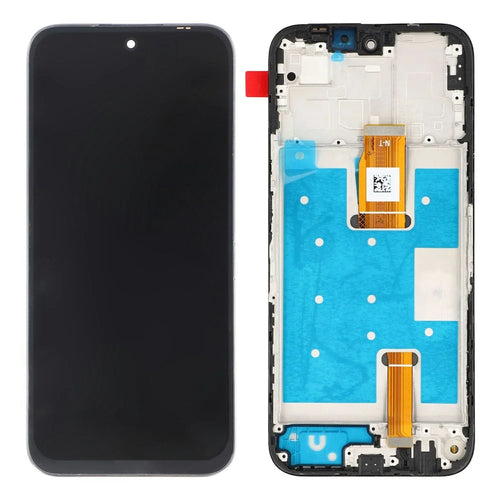 For Honor X6c 4G Grade C LCD Screen and Digitizer Assembly + Frame Part (Without Logo) - 1