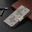 For Samsung Galaxy A34 5G Wallet Case Imprinted Butterflies Leather Phone Cover with Strap - Grey - 4