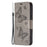 For Samsung Galaxy A34 5G Wallet Case Imprinted Butterflies Leather Phone Cover with Strap - Grey - 5