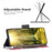 For Samsung Galaxy A34 5G Leather Case with Strap Pattern Printing Zipper Wallet Phone Stand Cover - Sunflower - 2