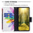 For Samsung Galaxy A34 5G Leather Case with Strap Pattern Printing Zipper Wallet Phone Stand Cover - Sunflower - 3
