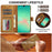 LC.IMEEKE for Samsung Galaxy A18 4G Case Wallet Calf Texture Leather Phone Cover - Yellow - 6