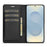LC.IMEEKE Wallet Case for Samsung Galaxy A18 4G Carbon Fiber Texture Leather Phone Cover - Horizontal Stripe - 2