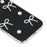For iPhone Air Case Pearl Bow Decor PC + TPU IMD Phone Cover with Rhinestone Camera Ring - Classic Black - 5