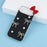 For iPhone Air Case Pearl Bow Decor PC + TPU IMD Phone Cover with Rhinestone Camera Ring - Classic Black - 6