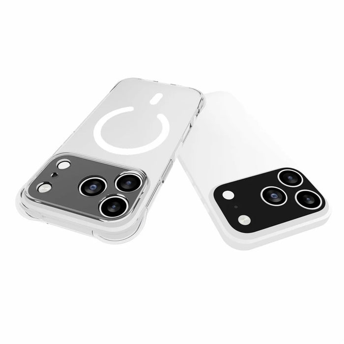 For iPhone 17 Pro  /  18 Pro Magnetic Case TPU Anti-drop Phone Back Cover - Transparent - 2