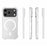 For iPhone 17 Pro  /  18 Pro Magnetic Case TPU Anti-drop Phone Back Cover - Transparent - 5