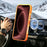 For iPhone 18 Pro Max / 17 Pro Max Case Rotating Kickstand Contrasting Color Design PC + TPU Phone Cover - Orange - 6
