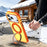 For iPhone 18 Pro Max / 17 Pro Max Case Rotating Kickstand Contrasting Color Design PC + TPU Phone Cover - Orange - 7