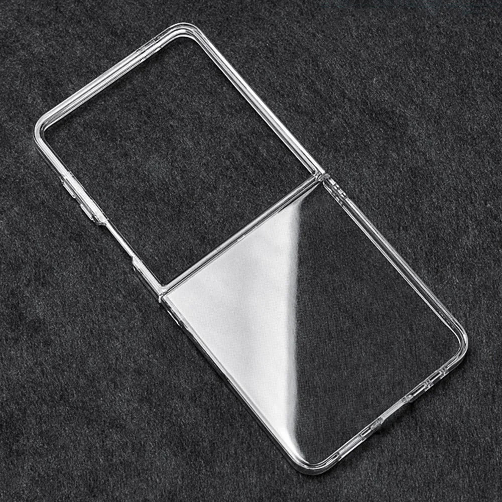 For Samsung Galaxy Z Flip8 Clear Case Anti-Drop Hard PC Phone Cover - 2