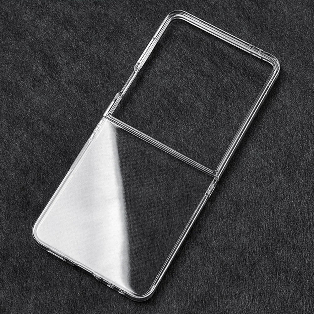 For Samsung Galaxy Z Flip8 Clear Case Anti-Drop Hard PC Phone Cover - 4