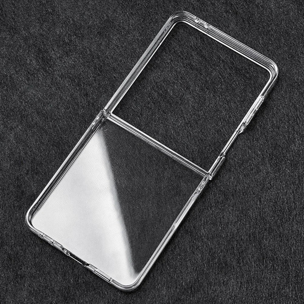 For Samsung Galaxy Z Flip8 Clear Case Anti-Drop Hard PC Phone Cover - 5