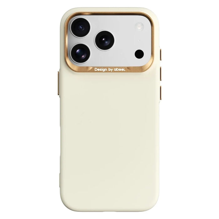 ABEEL For iPhone 17 Pro  /  18 Pro Magnetic Case Liquid Silicone Skin Feel PC Phone Cover - Yellow - 1