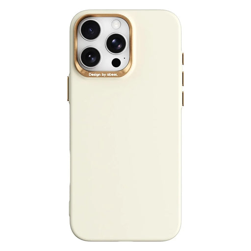 ABEEL For iPhone 16 Pro Max Magnetic Case Liquid Silicone Skin Feel PC Phone Cover - Yellow - 1