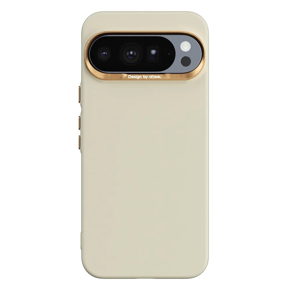 ABEEL For Google Pixel 10 Pro XL Magnetic Case Liquid Silicone Skin Feel PC Phone Cover - Yellow - 1