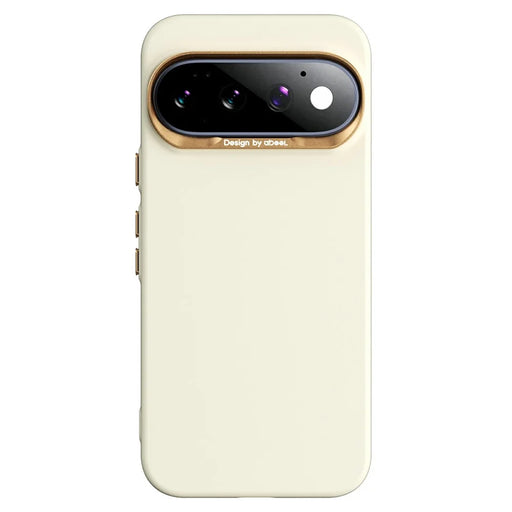 ABEEL For Google Pixel 11 Magnetic Case Liquid Silicone Skin Feel PC Phone Cover - Yellow - 1