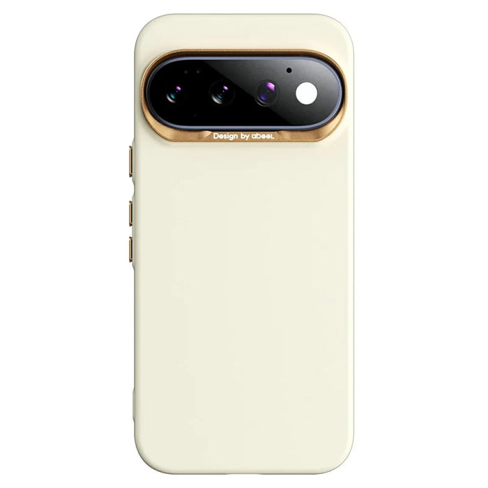 ABEEL For Google Pixel 11 Magnetic Case Liquid Silicone Skin Feel PC Phone Cover - Yellow - 1