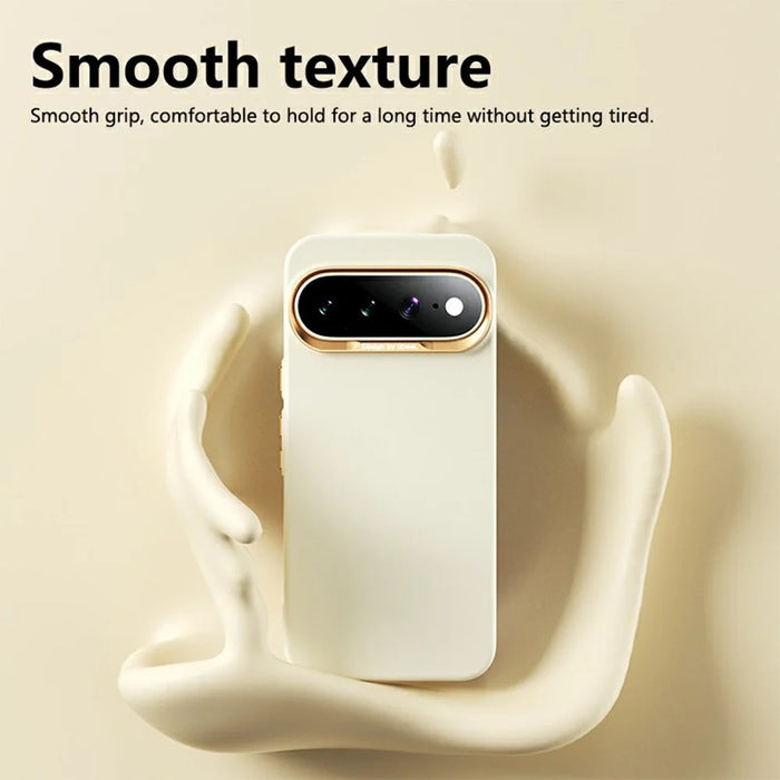 ABEEL For Google Pixel 11 Magnetic Case Liquid Silicone Skin Feel PC Phone Cover - Yellow - 2