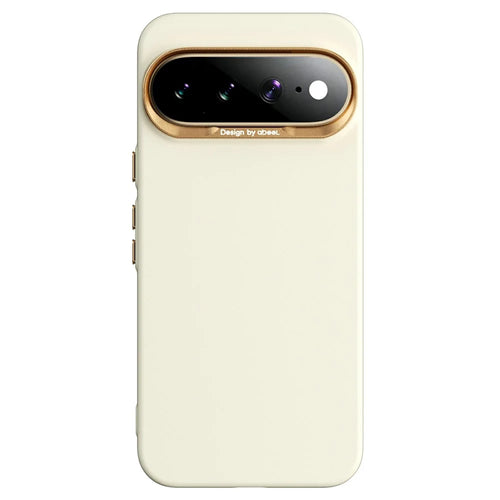 ABEEL For Google Pixel 11 Pro XL Magnetic Case Liquid Silicone Skin Feel PC Phone Cover - Yellow - 1