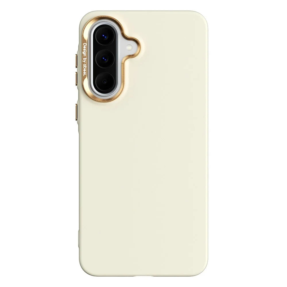 ABEEL For Samsung Galaxy A37 5G Magnetic Case Liquid Silicone Skin Feel PC Phone Cover - Yellow - 1